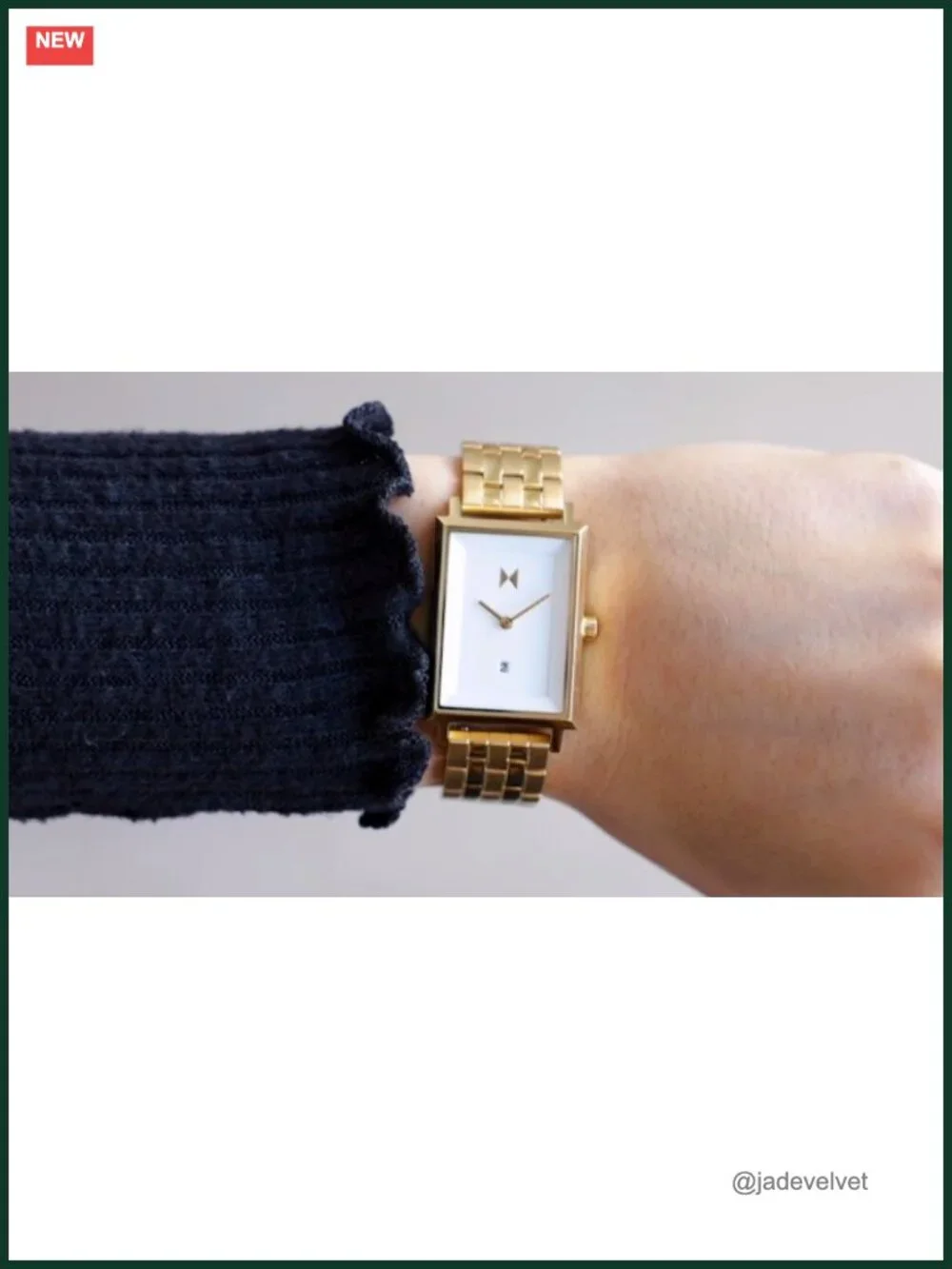 Square Minimalist Watch - Stainless Steel - Quartz - 50m Water Resistance -